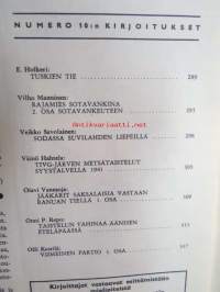 Kansa Taisteli 1966 nr 10 sis. seur. artikkelit; E. Holkeri - Tuskien tie, Vilho Manninen - Rajamies sotavankina 2. osa Sotavankeuteen, Veikko Savolainen - Sodassa