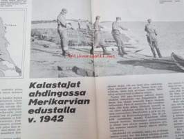 Kansa Taisteli 1966 nr 9 sis. seur. artikkelit; Einar Palmunen - Komppania taisteli Nietjärvellä, Vilho Manninen - Rajamies sotavankina 1. osa, Hjalmar Kovero -