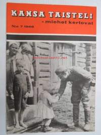 Kansa Taisteli 1966 nr 7 sis. seur. artikkelit; Väinö Taivainen - Pommituskone syöksyi rintaman taakse, Reino Kalervo - Venäläisten maihinnousu Tuuloksessa