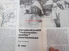 Kansa Taisteli 1966 nr 5 sis. seur. artikkelit; Tauno Pirhonen - Talvisodan kahdet sankarihautajaiset, Heikki Laulajainen - Vorojenkivellä &quot;Rykmentinmottia&quot;