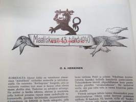 Kansa Taisteli 1966 nr 3 sis. seur. artikkelit; Emil Lappalainen - Rauha on tullut, O.A. Heikkinen - Maaliskuun 13. päivä 1940, Pauli Vakkilainen - Eräs