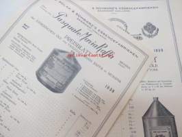 Polak &amp; Schwarz 1939 hajusteitten, kemikaalien, esanssien yms. tukkumyyjä -tuoteluettelo