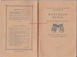 Kotimaan kirja- Maakuntalukukirja:  Varsinais-Suomi, Ahvenanmaa. 1927