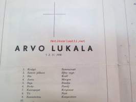 Maalariryhmä 15-25 taidenäyttely 5-16.9.1958 -näyttelyluettelo
