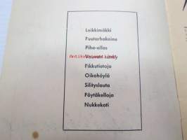 Mitä tekisimme. Askartelu- ja käsityölehti nr 1. Suomen hobby julkaisu