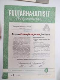 Puutarha-Uutiset / Trägårdsnotiser 1958 nr 6