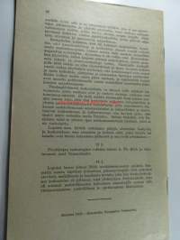 Selostus Suomen Matkailijayhdistyksen asiamieskokouksesta Tieteellisten Seurain Talolla Helsingissä joulukuun 7 ja 8 p:nä 1924 - sisältää mm. E.