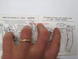 G.I. Joe - Official Training Guide to prepare G.I. Joe to combat -varusteluettelo