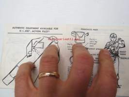 G.I. Joe - Air Manual - Official Training Guide to prepare G.I. Joe to combat -varusteluettelo