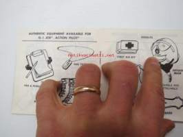 G.I. Joe - Air Manual - Official Training Guide to prepare G.I. Joe to combat -varusteluettelo