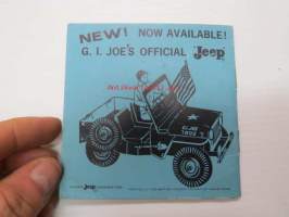G.I. Joe - Air Manual - Official Training Guide to prepare G.I. Joe to combat -varusteluettelo