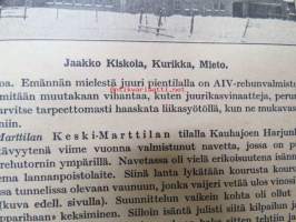 Karjatalous 1952 nr 25 sis. mm. seur. artikkelit / kuvat / mainokset; Syksyn rehutilanne, Hedvig Gebhard 85-vuotias, Uusia lypsäjämestareita Uudenmaan