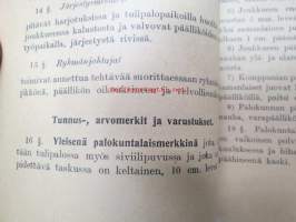 Suomen yleiseen palokuntaliittoon kuuluvien palokuntien ohjesäännöt (1924)