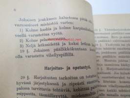 Suomen yleiseen palokuntaliittoon kuuluvien palokuntien ohjesäännöt (1924)