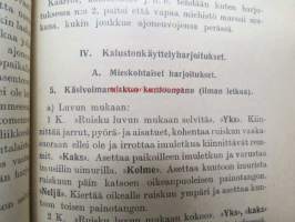 Suomen yleiseen palokuntaliittoon kuuluvien palokuntien ohjesäännöt (1924)