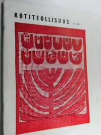 Kotiteollisuus 1971 nr 6, Kyllikki Salmenhaara: Unohdettu savi II , kansanpukujen rikkautta - naisen puku Heinjoelta, katse ikkunaan, ikkunaverhoja