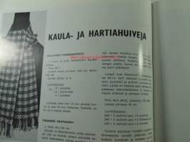 Kotiteollisuus 1973 nr 4, kirjontaa karjalaisittain, mikä on Winsor-tuoli?, revinnäisliinoja, kaula- ja hartiahuiveja, keinutuolinmattoja, sohvatyynyjä