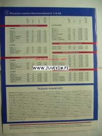Aja Hyvin 1996 nr 3 -Peugeot autoilun erikoislehti