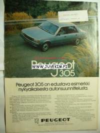 Peugeot Uutiset 1980 nr 1 -asiakaslehti