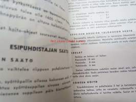 Vibra 100 viljan esipuhdistaja käyttö- ja hoito-ohjeet