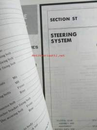 Nissan Service manual model F20 series Chassis and body supplement 1 - huolto-ohjekirjan lisäosa