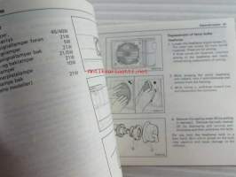 Mitsubishi L300 Owner&#039;s handbook / Instruksjonsbok - Omistajankäsikirja