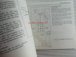 Mitsubishi L300 Owner&#039;s handbook / Instruksjonsbok - Omistajankäsikirja