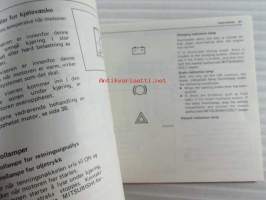 Mitsubishi L300 Owner&#039;s handbook / Instruksjonsbok - Omistajankäsikirja