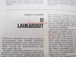Kansa Taisteli 1967 nr 1, sis. seur. artikkelit; Leo A. Säkkinen - Pakoon, pakoon!, Lasse Elomaa - Emmekö me aliupseerit siihen kelpaa, Vilho Manninen - Rajamies