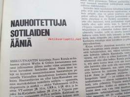 Kansa Taisteli 1967 nr 1, sis. seur. artikkelit; Leo A. Säkkinen - Pakoon, pakoon!, Lasse Elomaa - Emmekö me aliupseerit siihen kelpaa, Vilho Manninen - Rajamies