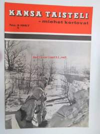 Kansa Taisteli 1967 nr 3-4, sis. seur. artikkelit; Lilli Vuorela - Maaliskuun 13. päivä 1940, K.A. Hepouro - Itä-Lemetissä, Vilho Manninen - Rajamies