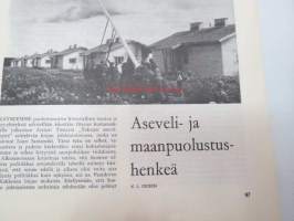 Kansa Taisteli 1967 nr 5, sis. seur. artikkelit;  Ale Rivinoja - Tuli lakkasi -yhteys otettiin, Tauno Pukka - Panssarivaunuja tuhoamassa Summan rintamalla, Armas