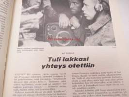 Kansa Taisteli 1967 nr 5, sis. seur. artikkelit;  Ale Rivinoja - Tuli lakkasi -yhteys otettiin, Tauno Pukka - Panssarivaunuja tuhoamassa Summan rintamalla, Armas