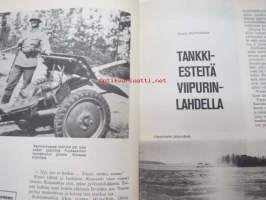 Kansa Taisteli 1967 nr 5, sis. seur. artikkelit;  Ale Rivinoja - Tuli lakkasi -yhteys otettiin, Tauno Pukka - Panssarivaunuja tuhoamassa Summan rintamalla, Armas