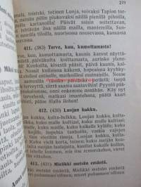 Kansanopiston laulukirja - sanapainos