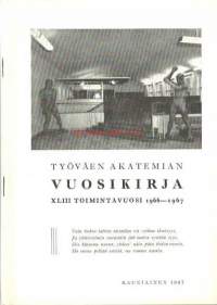 Työväen Akatemia, Kauniainen  -Vuosikirja  1966-1967