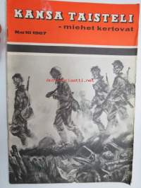 Kansa Taisteli 1967 nr 10, sis. artikkelit; J.E Nakari - Autio kaupunki, Keijo Katajainen - Vastahyökkäys Vuosalmella 13.7.1944 2. osa, L.M. Kauppi - Kohtaloaan