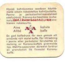 Aina AAA kahvia - kahvipakettikuva