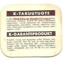 K-takuutuote  - kahvipakettikuva