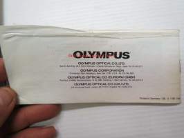 Olympus AF-1 Twin -kameran käyttöohje