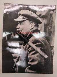 V.I. Lenin -neuvostoliittolainen propagandavalokuva, uustuotantoa, repro