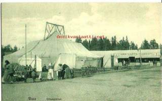 Vaasa Cirkusplatsen  - sirkus mainospostikortti