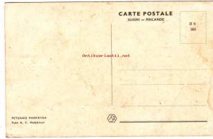 Petsamo - Parkkima.  Vanha postikortti. Sarja II b 183.