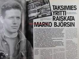 Nykyposti 1993 nr 4, sis. mm. seur. artikkelit / kuvat / mainokset; Merja Varvikko &quot;Lasten rakkaus antaa lisää voimia&quot;, Taksimies yritti raiskata Marko Björsin,