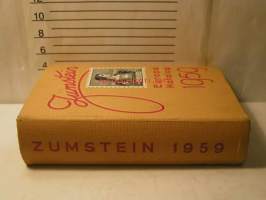 briefmarken-katalog zumstein 1959