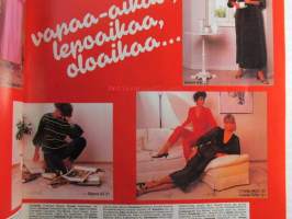 Me Naiset 1986 nr 47, sis. mm. seur. artikkelit / kuvat / mainokset; Hannele Lauri komedienne ja tosikko, Rika Zarai menestyskirjailija, Liz Taylorin paras ystävä