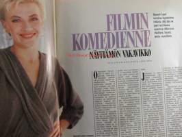 Me Naiset 1986 nr 47, sis. mm. seur. artikkelit / kuvat / mainokset; Hannele Lauri komedienne ja tosikko, Rika Zarai menestyskirjailija, Liz Taylorin paras ystävä