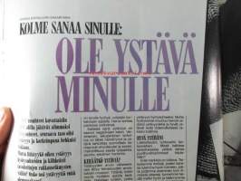Me Naiset 1986 nr 47, sis. mm. seur. artikkelit / kuvat / mainokset; Hannele Lauri komedienne ja tosikko, Rika Zarai menestyskirjailija, Liz Taylorin paras ystävä