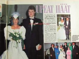 Me Naiset 1986 nr 47, sis. mm. seur. artikkelit / kuvat / mainokset; Hannele Lauri komedienne ja tosikko, Rika Zarai menestyskirjailija, Liz Taylorin paras ystävä