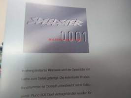 Opel Speedster -myyntiesite